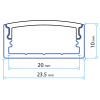 Difusor Opal PHL3 (por metro)